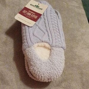 Northeast Women's Cozy Knit Slippers - Light Gray